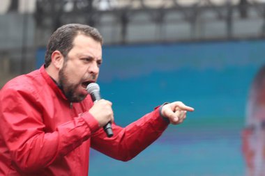 Lula and Alckmin participate in Protest in favor of Democracy in Sao Paulo. August 20, 2022, Sao Paulo, Brazil: The presidential candidate Lula da Silva (PT) and his vice Geraldo Alckmin (PSB)