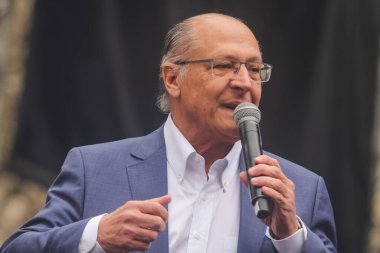 Lula and Alckmin participate in Protest in favor of Democracy in Sao Paulo. August 20, 2022, Sao Paulo, Brazil: The presidential candidate Lula da Silva (PT) and his vice Geraldo Alckmin (PSB)