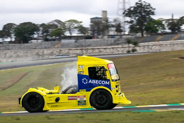 Motorsport Qualifying Training 6Th Stage Truck Cup 2022 Interlagos August — Stok fotoğraf