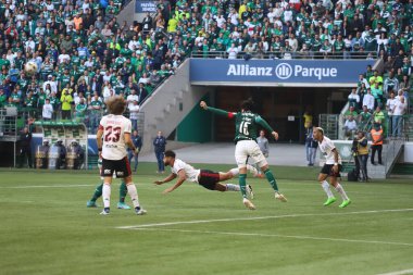 Brazilian Soccer Championship: Palmeiras vs Flamengo. August 21, 2022, Sao Paulo, Brazil: Soccer match between Palmeiras and Flamengo, valid for the 23rd round of Brazilian Soccer Championship, held at Allianz Parque stadium, in Sao Paulo