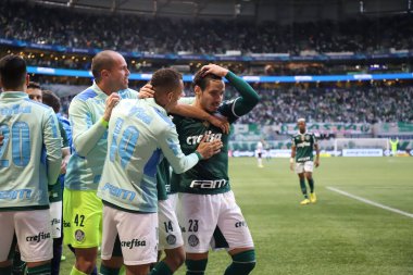 Brazilian Soccer Championship: Palmeiras vs Flamengo. August 21, 2022, Sao Paulo, Brazil: Soccer match between Palmeiras and Flamengo, valid for the 23rd round of Brazilian Soccer Championship, held at Allianz Parque stadium, in Sao Paulo