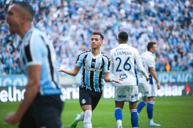 Brazilian Soccer Championship - Second Division: Gremio vs Cruzeiro. August 21, 2022, Porto Alegre, Rio Grande do Sul, Brazil: Soccer match between Gremio and Cruzeiro, valid for the 25th round of Brazilian Soccer Championship 