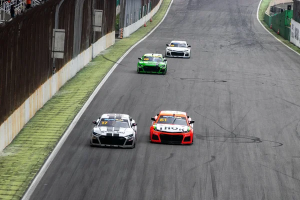 Drivers 7Th Stage Gold Sprint Race Interlagos Racetrack August 2022 — Foto Stock