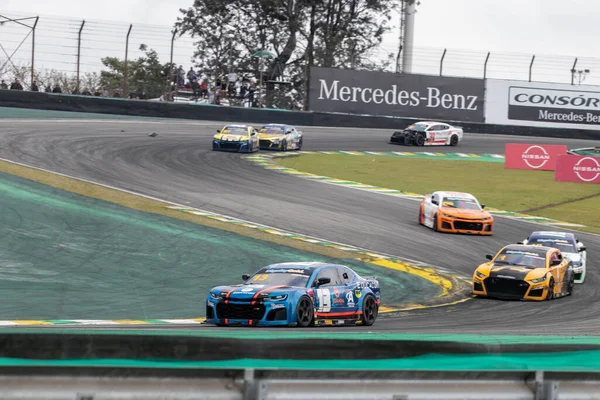 Drivers 7Th Stage Gold Sprint Race Interlagos Racetrack August 2022 — Foto Stock