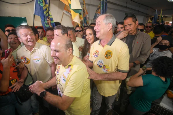 Brazilian Presidential Candidate Ciro Gomes Campaigns Fortaleza August 2022 Fortaleza — Stock fotografie
