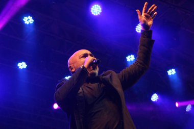 Brazilian duo Rick and Renner during the closing show of Efapi Expo 2022. August 22, 2022, Santo Antonio da Platina, Parana, Brazil: Brazilian duo Rick and Renner during the closing show of Efapi Expo 2022 