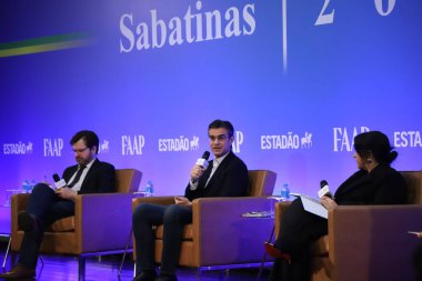 Discussions on Elections in Sao Paulo. August 22, 2022, Sao Paulo, Brazil: The current Governor and candidate for the Governorship of Sao Paulo, Rodrigo Garcia (PSDB)