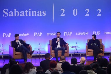 Discussions on Elections in Sao Paulo. August 22, 2022, Sao Paulo, Brazil: The current Governor and candidate for the Governorship of Sao Paulo, Rodrigo Garcia (PSDB)