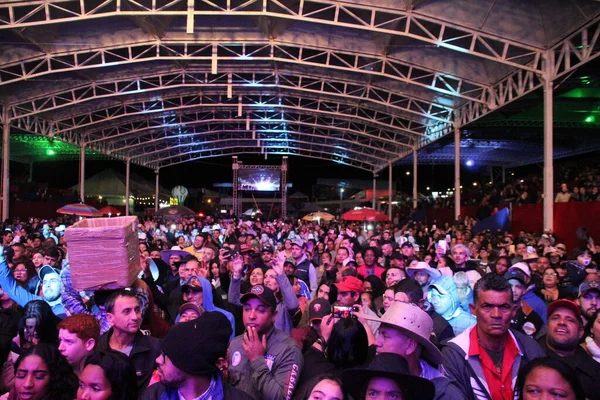 Бразильский Дуэт Рик Реннер Время Заключительного Шоу Efapi Expo 2022 — стоковое фото