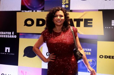 Premiere of the Brazilian film 'O Debate', directed by Caio Blat, at Cine Espaco Itau, in Rio de Janeiro. August 23, 2022, Rio de Janeiro, Brazil: Brazilian artists attend the premiere of the film 'O Debate'