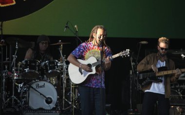 Big Mountain Band performs live at Summer Stage at Central Park Lawn. August 24, 2022, New York, USA: Big Mountain Band performs live at Summer Stage at Central Park Lawn courtesy Capital One City Parks Foundation 