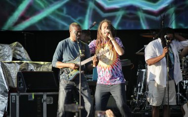 Big Mountain Band performs live at Summer Stage at Central Park Lawn. August 24, 2022, New York, USA: Big Mountain Band performs live at Summer Stage at Central Park Lawn courtesy Capital One City Parks Foundation 