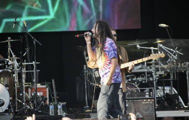 Big Mountain Band performs live at Summer Stage at Central Park Lawn. August 24, 2022, New York, USA: Big Mountain Band performs live at Summer Stage at Central Park Lawn courtesy Capital One City Parks Foundation 