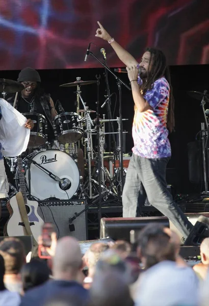 Big Mountain Band performs live at Summer Stage at Central Park Lawn. August 24, 2022, New York, USA: Big Mountain Band performs live at Summer Stage at Central Park Lawn courtesy Capital One City Parks Foundation 