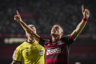 Brazil Soccer Cup - Semifinal: Sao Paulo vs Flamengo. August 24, 2022, Sao Paulo, Brazil: Soccer match between Sao Paulo and Flamengo, valid for the first leg of the semifinal of Brazil Soccer Cup, held at Morumbi Stadium, in Sao Paulo