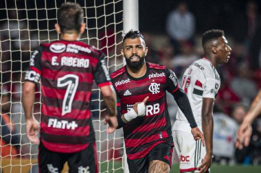 Brazil Soccer Cup - Semifinal: Sao Paulo vs Flamengo. August 24, 2022, Sao Paulo, Brazil: Soccer match between Sao Paulo and Flamengo, valid for the first leg of the semifinal of Brazil Soccer Cup, held at Morumbi Stadium, in Sao Paulo
