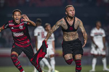 Brazil Soccer Cup - Semifinal: Sao Paulo vs Flamengo. August 24, 2022, Sao Paulo, Brazil: Soccer match between Sao Paulo and Flamengo, valid for the first leg of the semifinal of Brazil Soccer Cup, held at Morumbi Stadium, in Sao Paulo