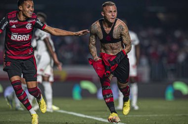Brazil Soccer Cup - Semifinal: Sao Paulo vs Flamengo. August 24, 2022, Sao Paulo, Brazil: Soccer match between Sao Paulo and Flamengo, valid for the first leg of the semifinal of Brazil Soccer Cup, held at Morumbi Stadium, in Sao Paulo