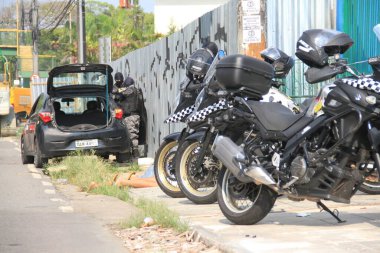 Two men linked to the criminal faction Revolucionarios do Amazonas (Amazon Revolutionaries) are arrested in Manaus. August 24, 2022, Manaus, Amanzonas, Brazil: On patrol in  Manaus
