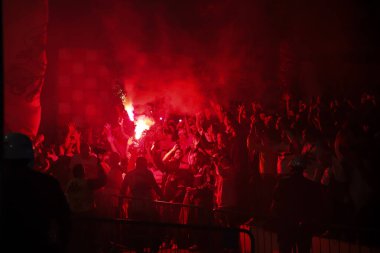 Brazil Soccer Cup - Semifinal: Sao Paulo vs Flamengo. August 24, 2022, Sao Paulo, Brazil: Soccer match between Sao Paulo and Flamengo, valid for the first leg of the semifinal of Brazil Soccer Cup, held at Morumbi Stadium, in Sao Paulo