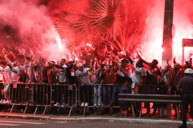 Brazil Soccer Cup - Semifinal: Sao Paulo vs Flamengo. August 24, 2022, Sao Paulo, Brazil: Soccer match between Sao Paulo and Flamengo, valid for the first leg of the semifinal of Brazil Soccer Cup, held at Morumbi Stadium, in Sao Paulo