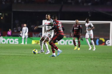 Brazil Soccer Cup - Semifinal: Sao Paulo vs Flamengo. August 24, 2022, Sao Paulo, Brazil: Soccer match between Sao Paulo and Flamengo, valid for the first leg of the semifinal of Brazil Soccer Cup, held at Morumbi Stadium, in Sao Paulo