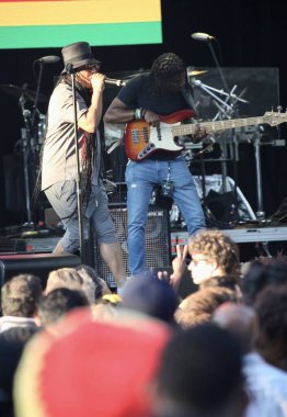Maxi Priest band performs live at Summer Stage at Central Park Lawn. August 24, 2022, New York, USA: Maxi Priest Band performs live at Summer Stage at Central Park Lawn courtesy Capital One City Parks Foundation 