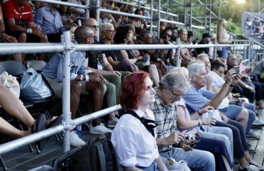 Maxi Priest band performs live at Summer Stage at Central Park Lawn. August 24, 2022, New York, USA: Maxi Priest Band performs live at Summer Stage at Central Park Lawn courtesy Capital One City Parks Foundation 