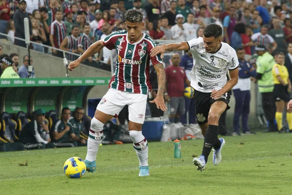 Brazil Soccer Cup - Semifinal: Fluminense vs Corinthians. August 24, 2022, Rio de Janeiro, Brazil: Soccer match between Fluminense and Corinthians, valid for the first clash of the semifinal of Brazil Soccer Cup, held at Maracana stadium