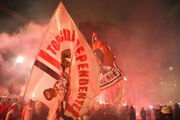 Brazil Soccer Cup - Semifinal: Sao Paulo vs Flamengo. August 24, 2022, Sao Paulo, Brazil: Soccer match between Sao Paulo and Flamengo, valid for the first leg of the semifinal of Brazil Soccer Cup, held at Morumbi Stadium, in Sao Paulo