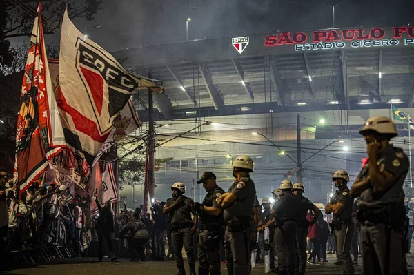 Brazil Soccer Cup Semifinal Sao Paulo Flamengo August 2022 Sao — Fotografia de Stock