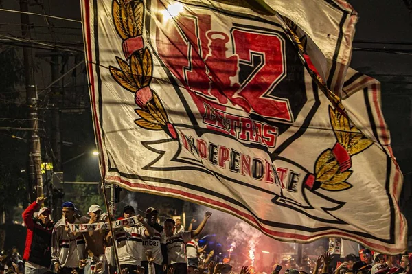 Brazil Soccer Cup Semifinal Sao Paulo Flamengo August 2022 Sao — Foto Stock