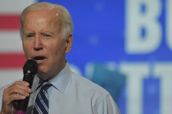 President Joe Biden Delivers Remarks Rally 2022 Midterm Elections Richmond — Stockfoto