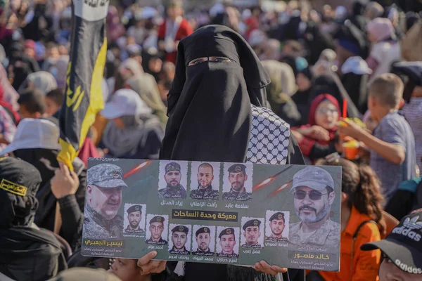 Islamic Jihad Organize Major Festival Gaza August 2022 Gaza Strip — Fotografia de Stock