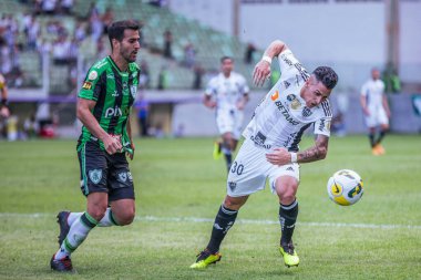 Brazilian Soccer Championship: America-MG vs Atletico-MG. August 28, 2022, Belo Horizonte, Minas Gerais, Soccer match between America-MG and Atletico-MG, valid for the 24th round of Brazilian Soccer Championship, held at Independencia stadium, in Bel