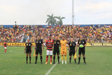 Brazilian Soccer Championship - Fourth Division: Amazonas FC vs Portuguesa-RJ. August 28, 2022, Manaus, Amazonas, Brazil: Soccer match between Amazonas FC and Portuguesa-RJ, valid for Brazilian Soccer Championship - Fourth Division