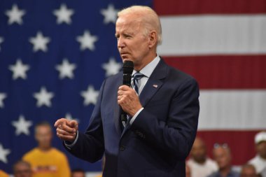 US President Joe Biden attends an event in the state of Pennsylvania. August 30, 2022, Wilkes Barre,  Pennsylvania, USA: US President Joe Biden speaks on security and firearms during an event in Wilkes Barre, Pennsylvania, on Tuesday (30)