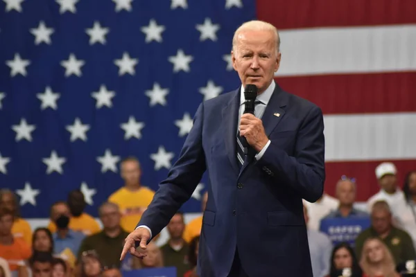 President Joe Biden Attends Event State Pennsylvania August 2022 Wilkes — Stock Photo, Image