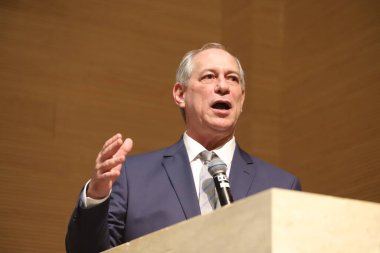(INT) Brazil Elections: Meeting with Ciro Gomes at the headquarters of the Brazilian Bar Association in Sao Paulo. September 2, 2022, Sao Paulo, Brazil: Candidate for the Presidency of Brazil by the Democratic Labor Party, Ciro Gomes