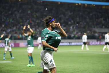 Libertadores Soccer Cup - Semifinal: Palmeiras vs Athletico Paranaense. September 6, 2022, Sao Paulo, Brazil: Soccer match between Palmeiras and Athletico Paranaense, valid for the semifinal of Libertadores Soccer Cup, held at Allianz Parque stadium