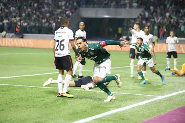 Libertadores Soccer Cup - Semifinal: Palmeiras vs Athletico Paranaense. September 6, 2022, Sao Paulo, Brazil: Soccer match between Palmeiras and Athletico Paranaense, valid for the semifinal of Libertadores Soccer Cup, held at Allianz Parque stadium