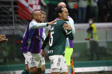 Libertadores Soccer Cup - Semifinal: Palmeiras vs Athletico Paranaense. September 6, 2022, Sao Paulo, Brazil: Soccer match between Palmeiras and Athletico Paranaense, valid for the semifinal of Libertadores Soccer Cup, held at Allianz Parque stadium