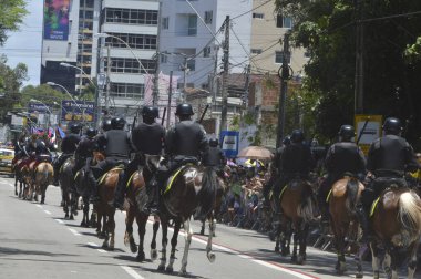 Brazilian Independence Parade in Natal. September 8, 2022, Natal, Rio Grande do Norte, Brazil: Members of the Armed and Military Forces of Brazil participate in the 7th of September civic parades