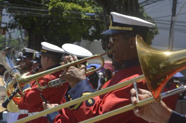 Brazilian Independence Parade in Natal. September 8, 2022, Natal, Rio Grande do Norte, Brazil: Members of the Armed and Military Forces of Brazil participate in the 7th of September civic parades