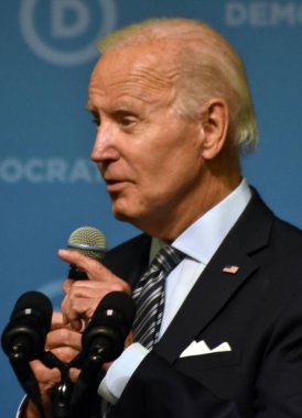 President of the United States Joe Biden delivers remarks at the 2022 DNC Summer Meeting. National Harbor, Maryland, USA. September 8, 2022. President of the United States Joe Biden delivers remarks at the 2022 DNC Summer Meeting.
