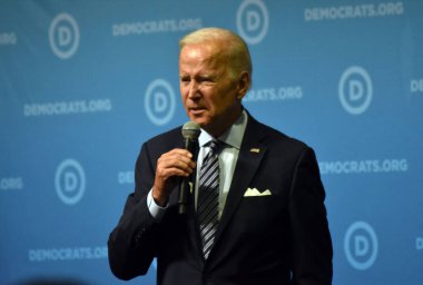 President of the United States Joe Biden delivers remarks at the 2022 DNC Summer Meeting. National Harbor, Maryland, USA. September 8, 2022. President of the United States Joe Biden delivers remarks at the 2022 DNC Summer Meeting.