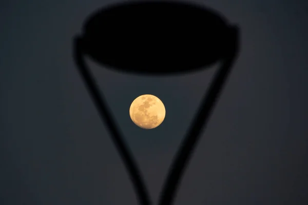 Crescent Moon Seen Sky Rio Janeiro September 2022 Rio Janeiro — Stock Photo, Image