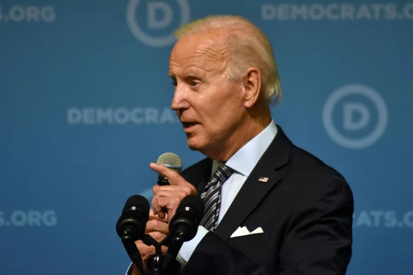 President United States Joe Biden Delivers Remarks 2022 Dnc Summer — Fotografia de Stock