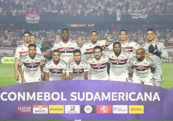Sudamericana Soccer Cup Semifinal Sao Paulo Atletico Goianiense September 2022 — Foto Stock