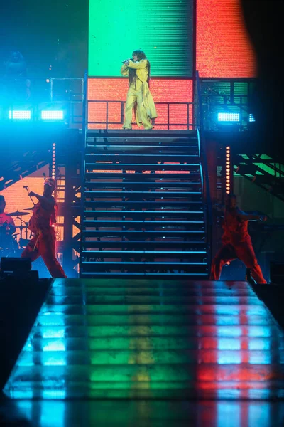 Singer Camila Cabello Concert World Stage Rock Rio 2022 브라질 — 스톡 사진